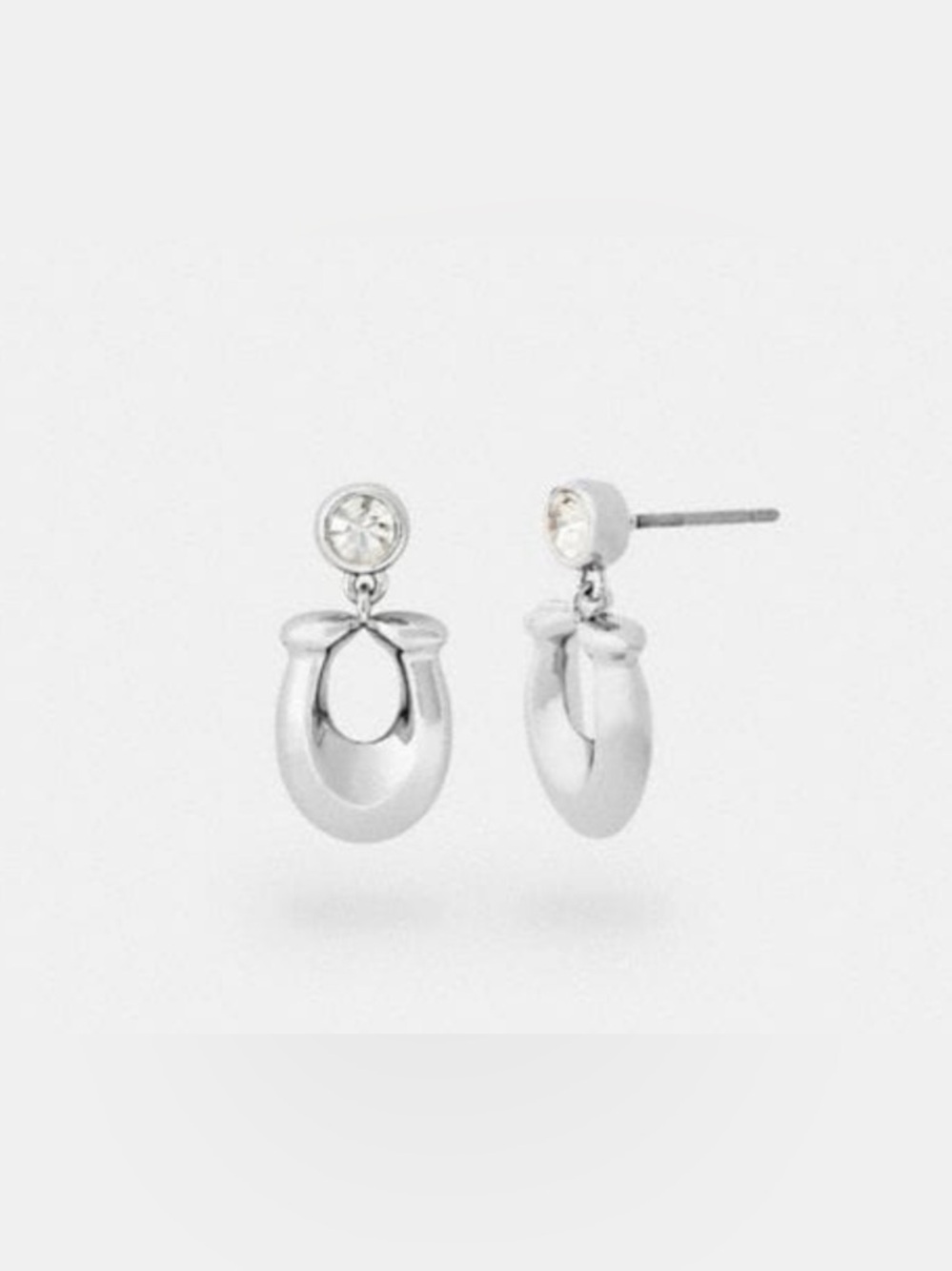 NWT Coach Women’s Signature Crystal Earrings